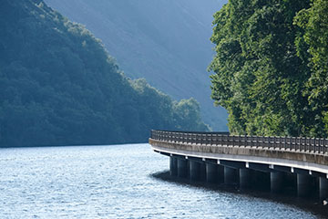 Road Bridge over looking Loch Lomond