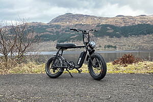 An E-bike on the Shore of Loch Lomond